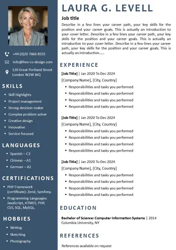 Free CV 2026