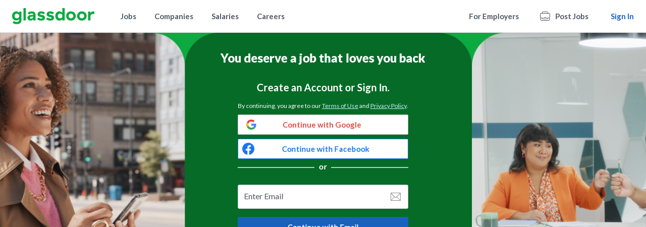 Glassdoor website