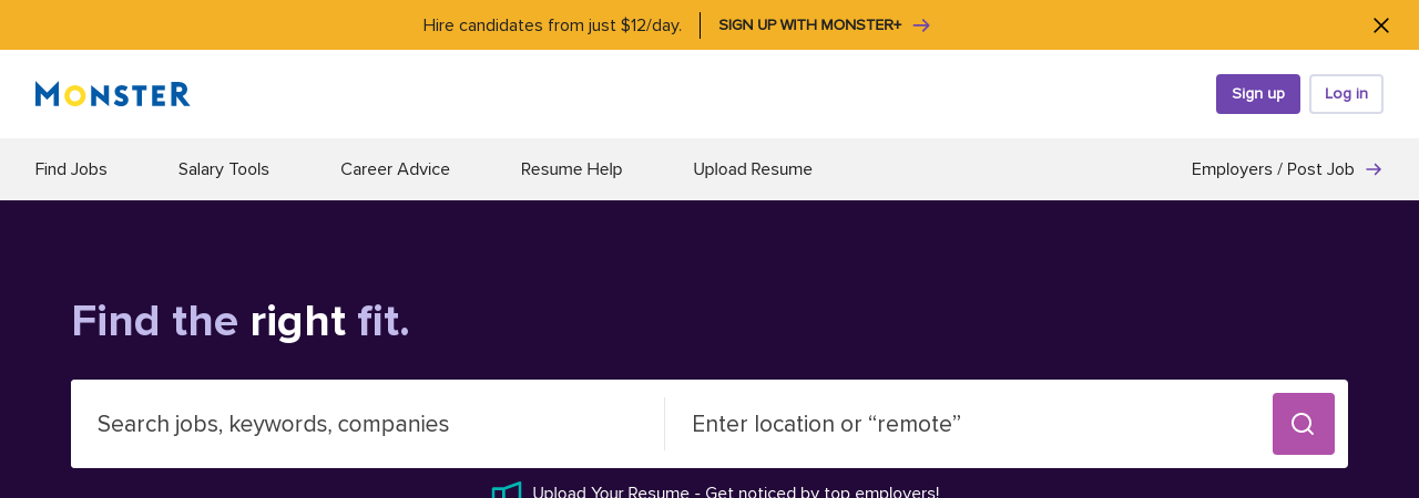 Monster website