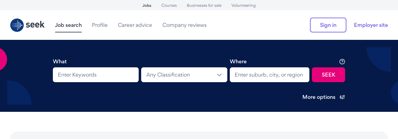 Seek website